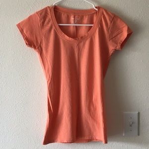 Wet Seal Coral Fitted Tee